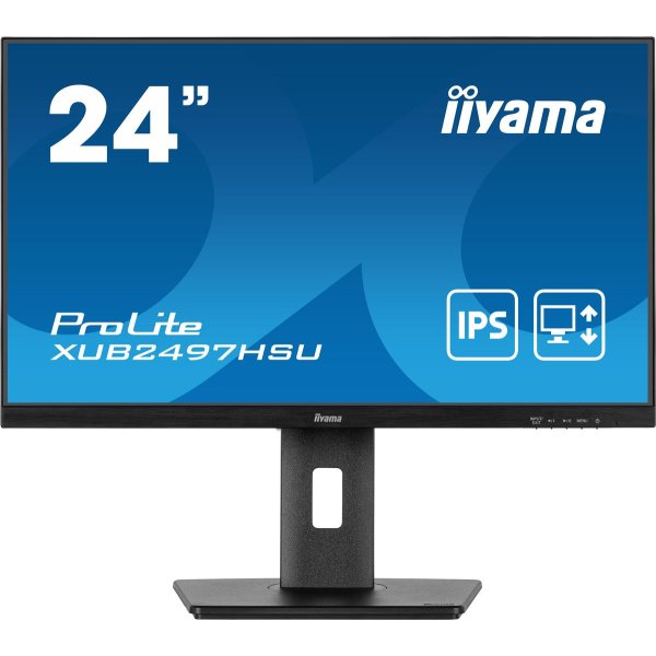 Iiyama ProLite XUB2497HSU-B1, 61 cm (24"), 1920 x 1080 Pixel, Full HD, LED, 1 ms, Schwarz