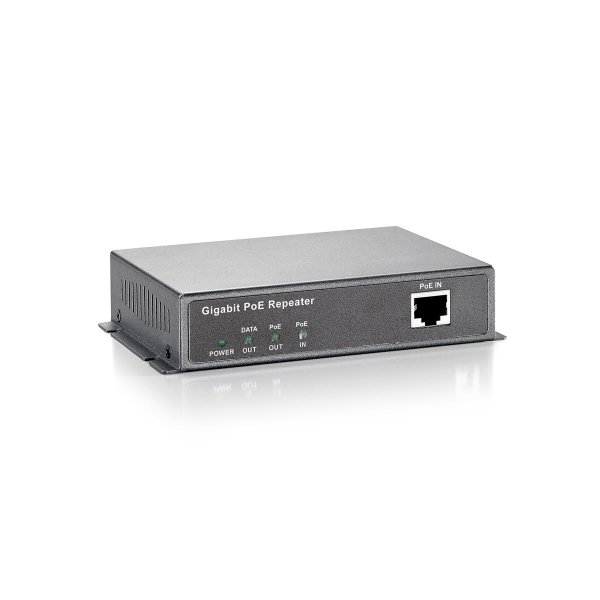 LevelOne Gigabit PoE Repeater, Kaskadier, Netzwerk-Repeater, 100 m, 1000 Mbit/s, Voll, Halb, 10/100/1000Base-T(X), IEEE 802.3af, IEEE 802.3x