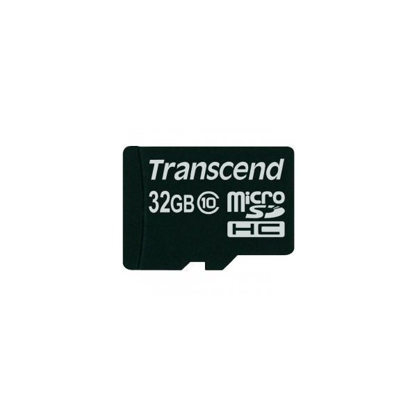 Transcend TS32GUSDC10, 32 GB, MicroSDHC, Klasse 10, NAND, 90 MB/s, Schwarz