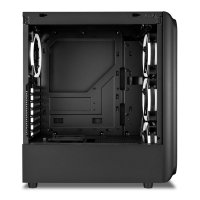 Sharkoon TK5M RGB ATX, Desktop, PC, Schwarz, ATX, micro ATX, Mini-ITX, Metall, Kunststoff, Gehärtetes Glas, Multi