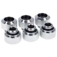 Alphacool 17376, Anpassung, Messing, Silber, 1/4",...