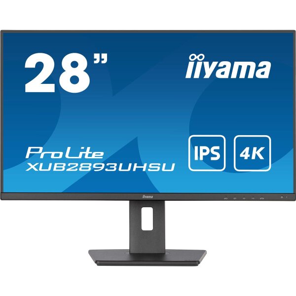 Iiyama ProLite , 71,1 cm (28"), 3840 x 2160 Pixel, 4K Ultra HD, LED, 3 ms, Schwarz