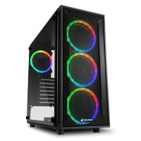 Sharkoon TG4M RGB, PC, Schwarz, ATX, micro ATX, Mini-ITX,...