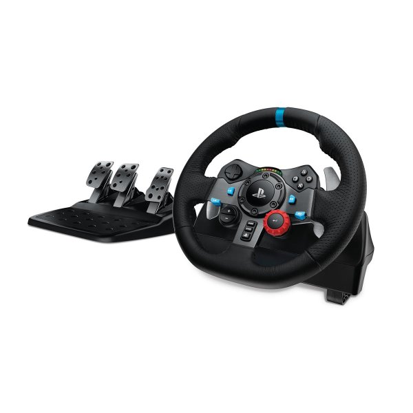 Logitech G G29 Driving Force, Lenkrad + Pedale, PC, PlayStation 4, PlayStation 5, Playstation 3, D-Pad, Analog, Kabelgebunden, USB 2.0