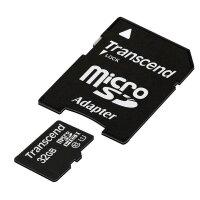 Transcend 32GB microSDHC Class 10 UHS-I, 32 GB, MicroSDHC, Klasse 10, MLC, 90 MB/s, Class 1 (U1)