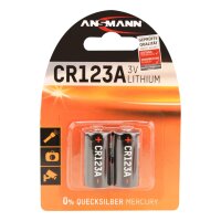 Ansmann 1510-0023, Einwegbatterie, CR123A, Lithium, 3 V,...