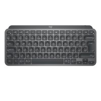 Logitech MX Keys Mini Minimalist Wireless Illuminated Keyboard, Mini, Kabellos, RF Wireless + Bluetooth, QWERTZ, LED, Graphit