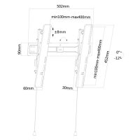 Neomounts Monitor-Wandhalterung, 81,3 cm (32"),...