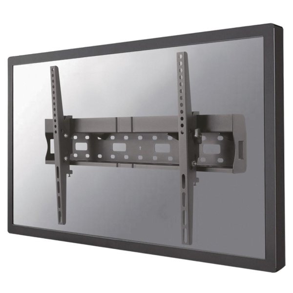 Neomounts Monitor-Wandhalterung und Mediabox Wandhalter, 94 cm (37"), 190,5 cm (75"), 200 x 200 mm, 600 x 400 mm, 0 - 30°, Schwarz