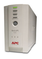 APC BK500, 0,5 kVA, 300 W, 480 J, 45 dB, Plombierte Bleisäure (VRLA), 2,4 min