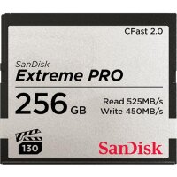 SanDisk Extreme Pro, 256 GB, CFast 2.0, 525 MB/s, 450...