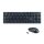 Equip Kabelloses Tastatur und Mausset, ES Layout (QWERTY), Volle Größe (100%), Kabellos, RF Wireless, QWERTY, Schwarz, Maus enthalten