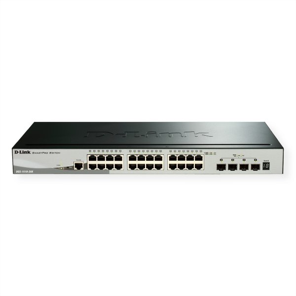 D-Link DGS-1510, Managed, L3, Gigabit Ethernet (10/100/1000), Vollduplex, Rack-Einbau