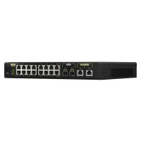 QNAP QSW-M2116P-2T2S, Managed, L2, 2.5G Ethernet, Vollduplex, Power over Ethernet (PoE), Rack-Einbau