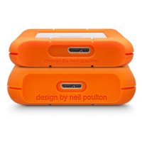 LaCie Rugged Mini, 4 TB, 3.2 Gen 1 (3.1 Gen 1), 5400 RPM, Orange