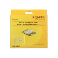 Delock 95254, Kabellos, M.2, WLAN / Bluetooth, Wi-Fi 5...