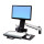 Ergotron StyleView Sit-Stand Combo System, 13,2 kg, 61 cm (24"), 75 x 75 mm, 100 x 100 mm, Aluminium