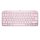 Logitech MX Keys Mini Minimalist Wireless Illuminated Keyboard, Mini, Kabellos, RF Wireless + Bluetooth, QWERTZ, LED, Pink