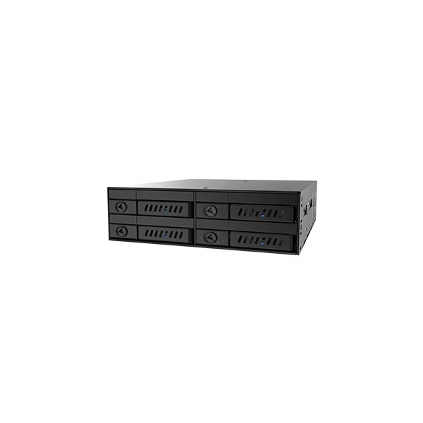 Chieftec CMR-425, Carrier Panel, Schwarz, Metall, 9.5 mm, 1 Lüfter, 4 cm