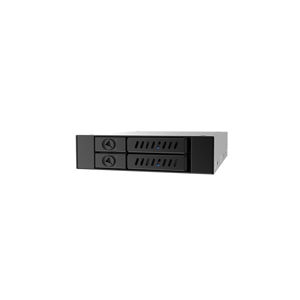 Chieftec CMR-225, Carrier Panel, Schwarz, Metall, 9.5 mm, HDD, 112 mm