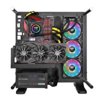 Thermaltake Floe DX RGB 360 TT Premium Edition, All-in-One-Flüssigkeitskühler, 14 cm, 60,87 cfm, Schwarz