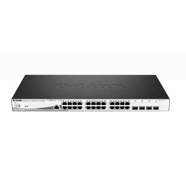 D-Link DGS-1210-28MP/E, Managed, L2, Gigabit Ethernet (10/100/1000), Power over Ethernet (PoE), Rack-Einbau, 1U