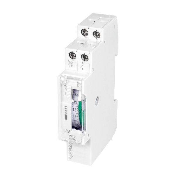 LogiLink ET0009, Tages-/Wochenzeitschaltuhr, Weiß, IP20, 220 - 240 V, 50 - 60 Hz, 0,5 W