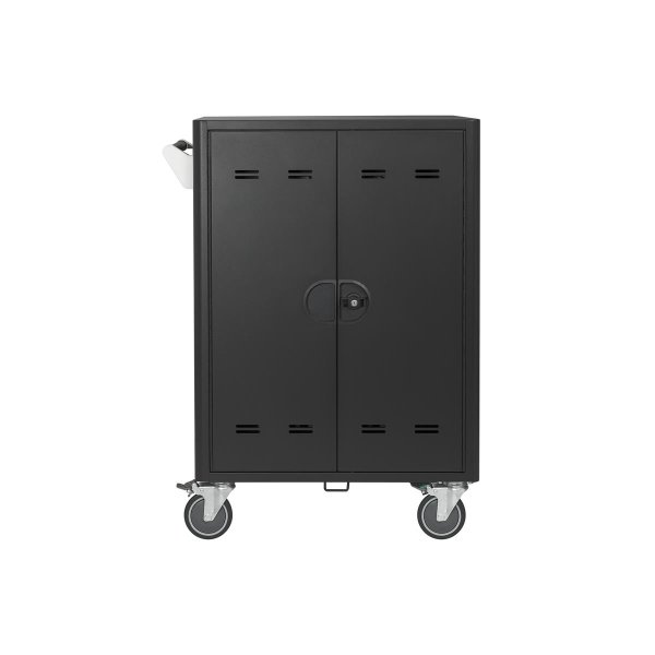 AVer C36i+, Multimedia-Wagen/Trolley, Schwarz, Laptop/Tablet, 38,1 cm (15"), 3 Regale, 2 AC-Ausgänge