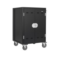 AVer C36i+, Multimedia-Wagen/Trolley, Schwarz, Laptop/Tablet, 38,1 cm (15"), 3 Regale, 2 AC-Ausgänge