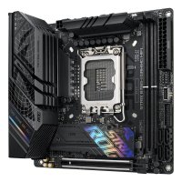 ASUS ROG STRIX B760-I GAMING WIFI, Intel, LGA 1700, Intel® Celeron®, Intel® Core™ i3, Intel® Core™ i5, Intel® Core™ i7, Intel® Core™ i9,..., LGA 1700, DDR5-SDRAM, 96 GB