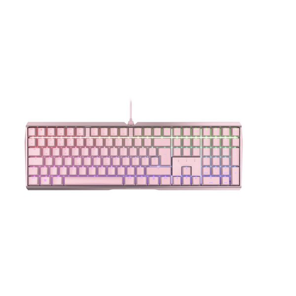 Cherry MX 3.0S RGB, Kabelgebunden, USB, Mechanischer Switch, QWERTZ, RGB-LED, Rose