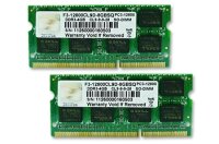 G.Skill 8GB DDR3-1600 SQ, 8 GB, 2 x 4 GB, DDR3, 1600 MHz,...