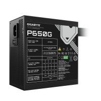 Gigabyte GP-P650G, 650 W, 100 - 240 V, 12 - 6 A, 12 A, 6 A, Aktiv