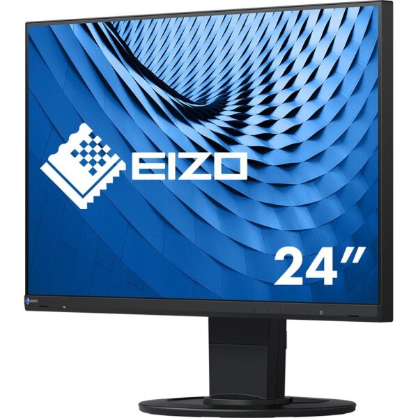 EIZO FlexScan EV2460-BK, 60,5 cm (23.8"), 1920 x 1080 Pixel, Full HD, LED, 5 ms, Schwarz