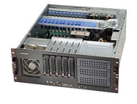 Supermicro 842XTQ-R606B, Rack, Server, Schwarz, ATX,...