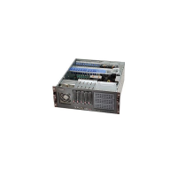 Supermicro 842XTQ-R606B, Rack, Server, Schwarz, ATX, EATX, micro ATX, 4U, HDD, LAN, Leistung, Stromausfall