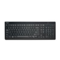 Kensington Advance Fit™ Slim Wireless Tastatur, Volle Größe (100%), Kabellos, RF Wireless, AZERTY, Schwarz