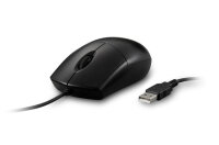 Kensington Pro Fit® Abwaschbare Maus, Beidhändig, Optisch, USB, 1600 DPI, Schwarz