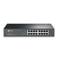 TP-LINK TL-SF1016DS, Unmanaged, Fast Ethernet (10/100),...