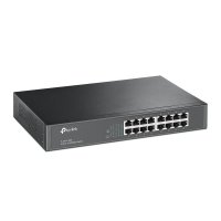 TP-LINK TL-SF1016DS, Unmanaged, Fast Ethernet (10/100),...