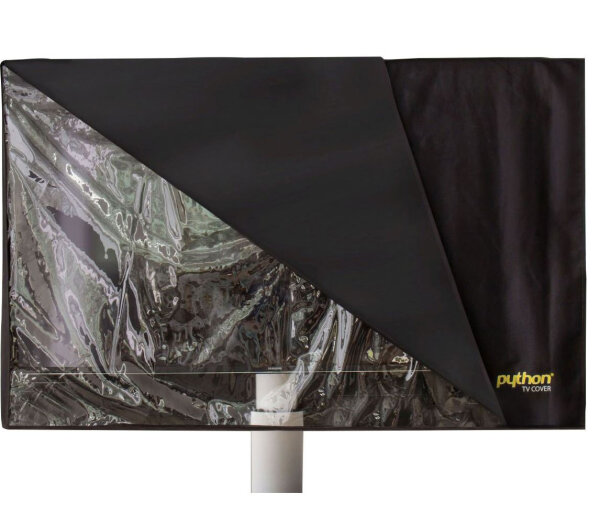 PYTHON TV-C0158, Displayschutz, PVC, Polyester, 1,47 kg, Schwarz, Transparent