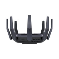 ASUS RT-AX89X AX6000 AiMesh, Wi-Fi 6 (802.11ax), Dual-Band (2,4 GHz/5 GHz), Eingebauter Ethernet-Anschluss, 3G, Schwarz, Tabletop-Router