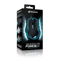 Sharkoon SHARK Force II, rechts, Optisch, USB Typ-A, 4200 DPI, Schwarz