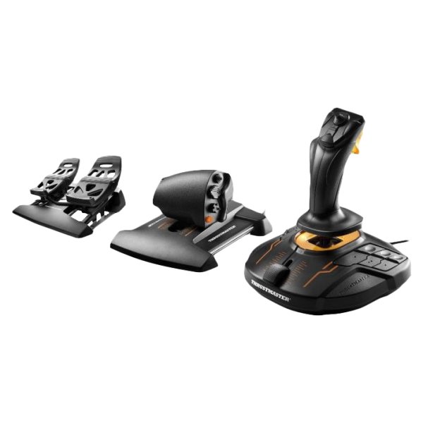 ThrustMaster T-16000M FCS Flight Pack, Joystick, MAC, PC, D-Pad, Analog / Digital, Kabelgebunden, USB