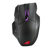 ASUS ROG Spatha X, rechts, Optisch, RF Wireless + USB Type-A, 19000 DPI, Schwarz