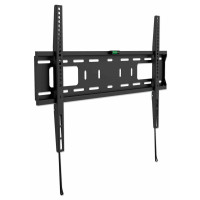 Manhattan Ultraflache TV-Wandhalterung mit besonders hoher Traglast, Für Bildschirme von 37" bis 70" und bis zu 50 kg, starr, extraflache Bauform, schwarz, 50 kg, 94 cm (37"), 177,8 cm (70"), 200 x 200 mm, 600 x 400 mm, Schwarz