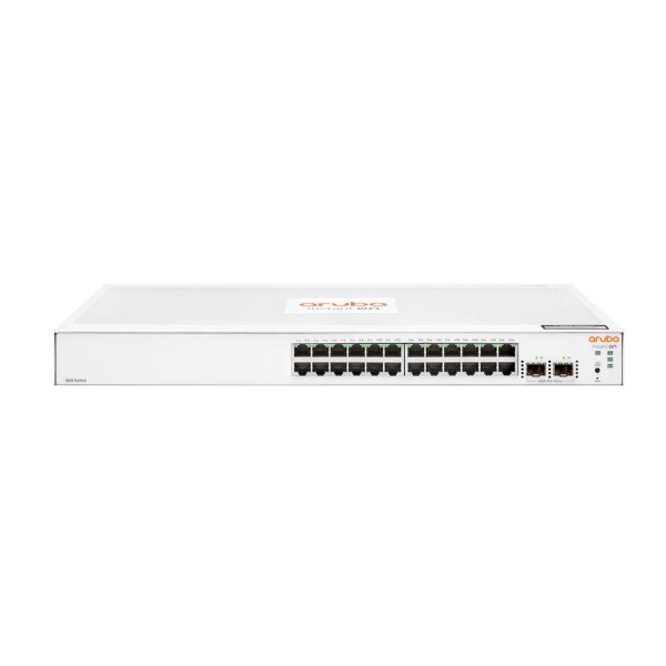 HPE Instant On 1830 24G 2SFP, Managed, L2, Gigabit Ethernet (10/100/1000), Vollduplex, Rack-Einbau, 1U