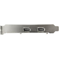 StarTech.com PCI Express Controller Karte mit 2 Ports - PCIe FireWire 1394a Adapter, PCI Express, IEEE 1394/Firewire, PCIe 1.1, Grün, Texas Instruments - TSB82AA2, 0,4 Gbit/s