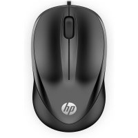 HP Kabelgebundene Maus 1000, Beidhändig, USB Typ-A, 1200 DPI, Schwarz