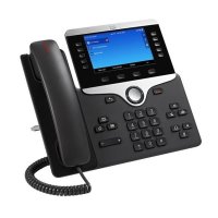 Cisco 8841, IP-Telefon, Schwarz, Silber, Kabelgebundenes...